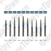 Алмазные боры TF-S31 TF-S41, TR-S12 TR-S29 нумерация идентична борам MANI